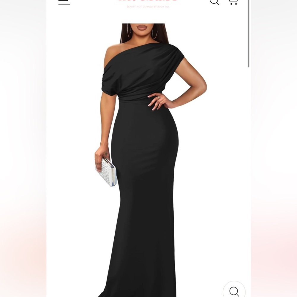 Very comfortable black dress. Brand new, never worn. Ordered different size
